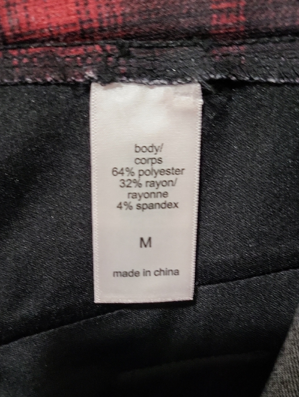 Maurices Red And Black Plaid Mini Skirt - Picture 4 of 8